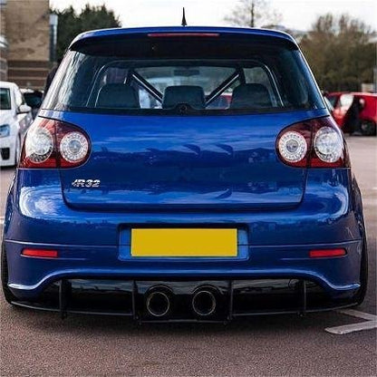 Rear Bumper Diffuser for Volkswagen Golf 5 R32 Blade - Gloss Black