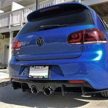 Дифузер за задна броня за Volkswagen Golf 6 R20 - черен гланц