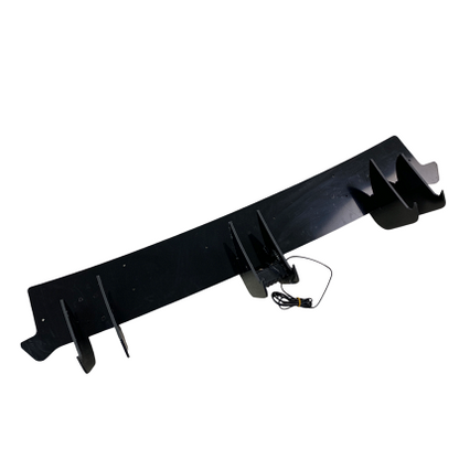 Difuzor bară spate pentru Volkswagen Golf 8 GTI Blade cu reflector - negru lucios