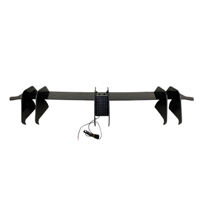 Difuzor bară spate pentru Volkswagen Golf 8 GTI Blade cu reflector - negru lucios