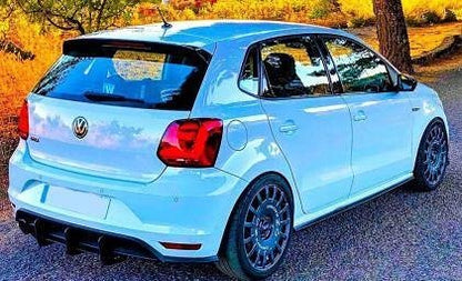 Rear Bumper Diffuser for Volkswagen Polo (2014-2018) GTI Blade - Gloss Black