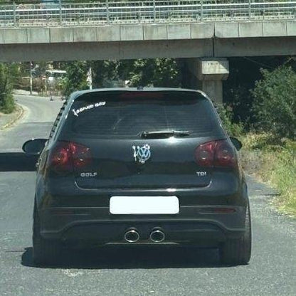 Дифузер за задна стокова за VW Golf 5 - R32 style без грунд