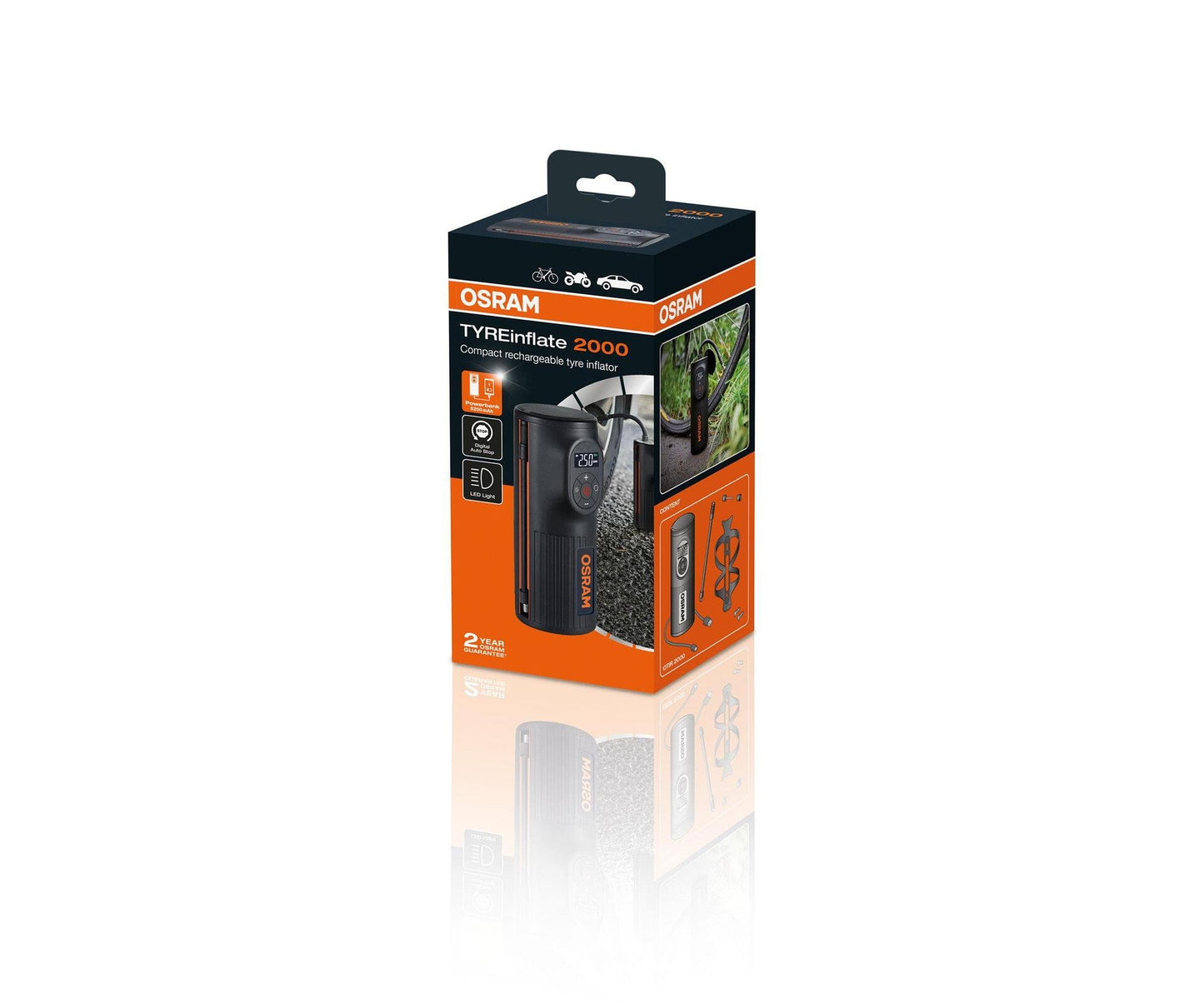 Дигитален компресор за гуми Osram OTIR2000