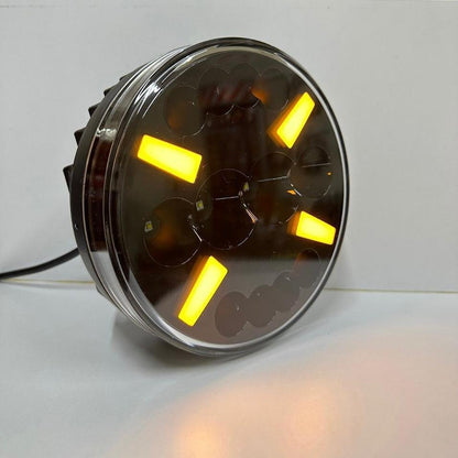 LED ФАР 12 диода + DRL 12-24V