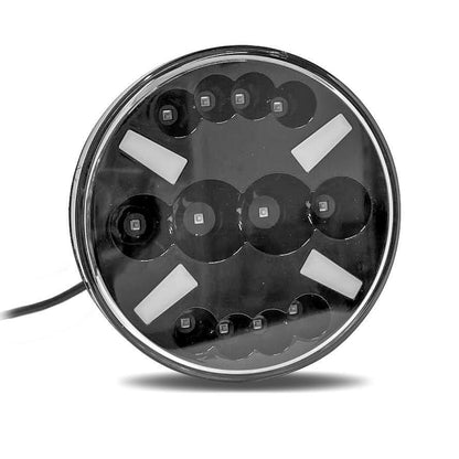 LED ФАР 12 диода + DRL 12-24V