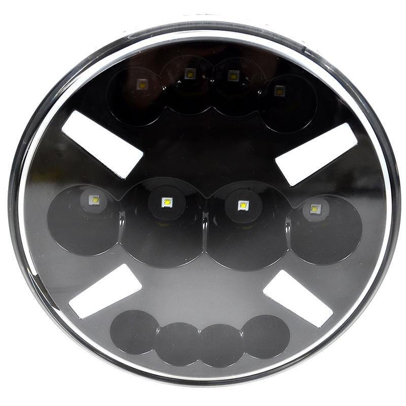 LED ФАР 12 диода + DRL 12-24V