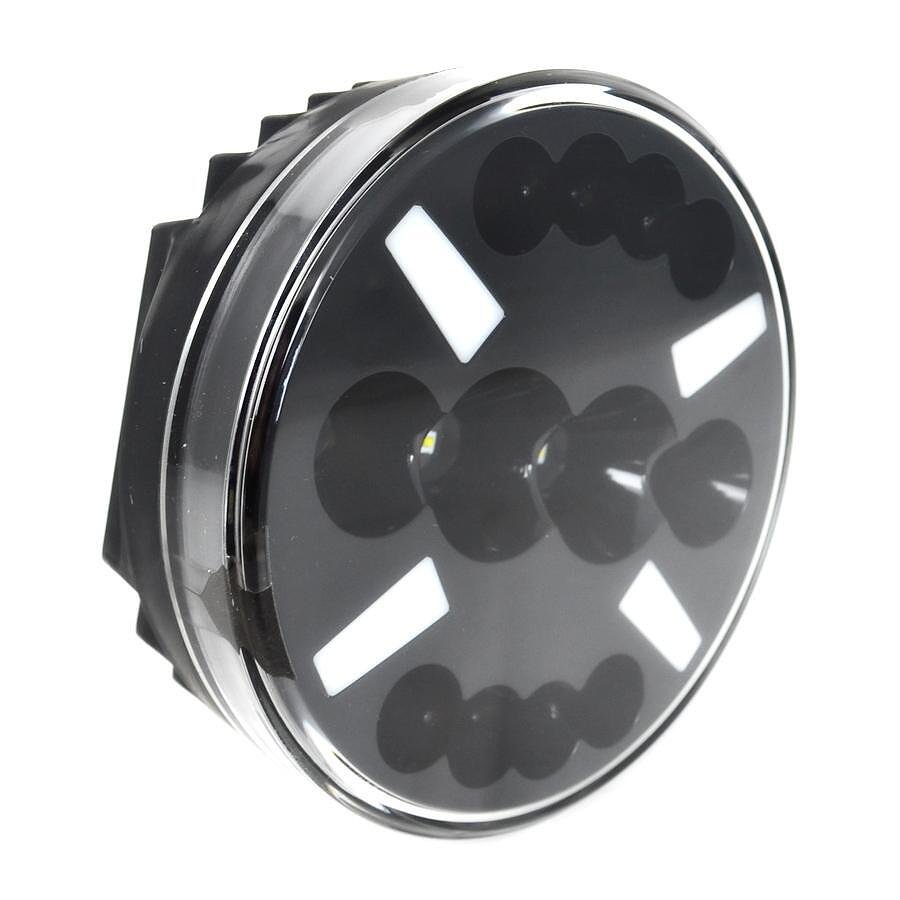 LED ФАР 12 диода + DRL 12-24V