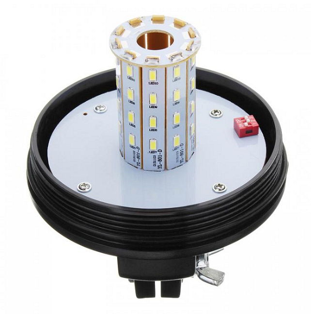 Диодна сигнална лампа-маяк 40 диода 12-24V