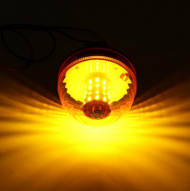 Диодна сигнална лампа-маяк 40 диода 12-24V