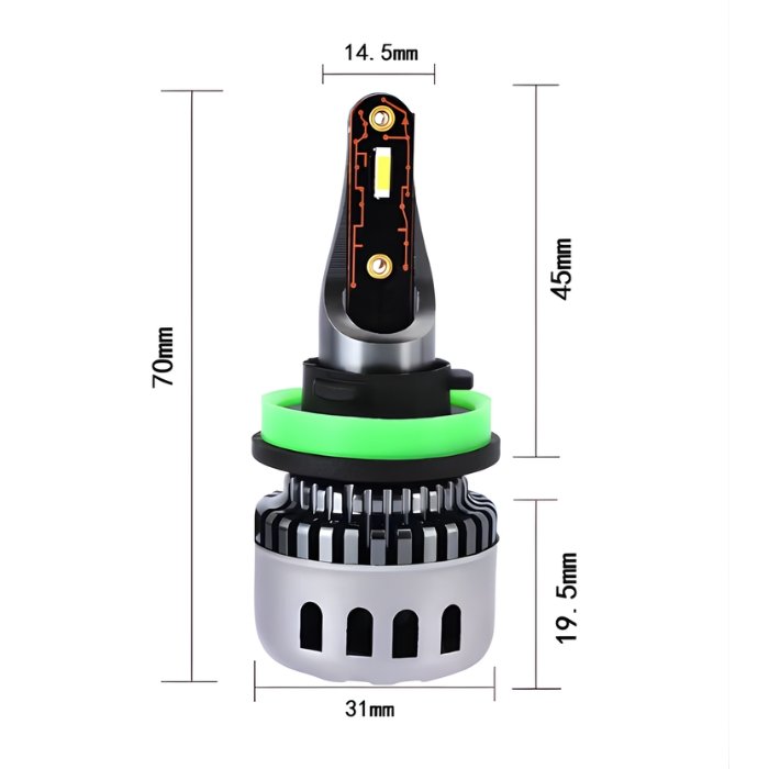LED крушки H11 48W 2бр/к-т