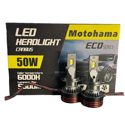 LED крушки H4 Motohama ЕКО 50W 12-24V