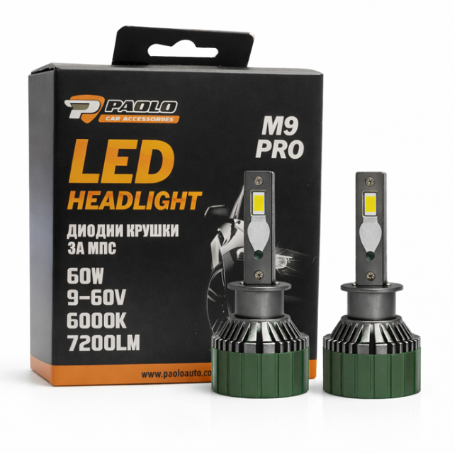LED крушки H4 60W 2БР/К-Т