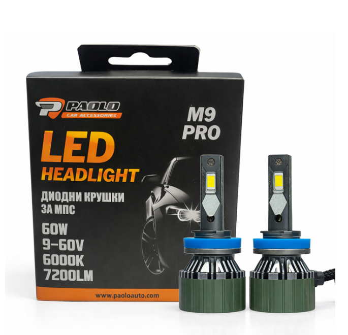 LED крушки H8 60W 2БР/К-Т