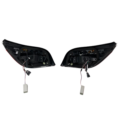 Диодни Led стопове за BMW E60 (2003-2007) -  facelift look червени