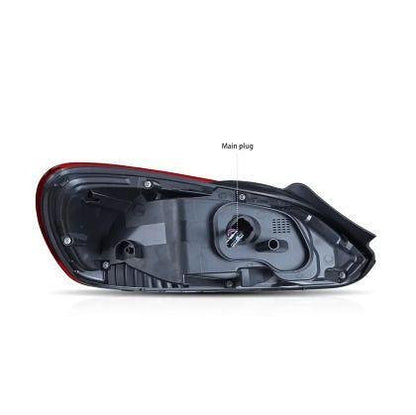 Stopuri LED pentru VW SCIROCCO (2009-2014) cu semnalizare dinamică - roșii