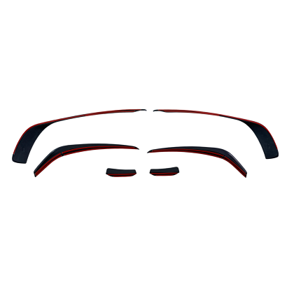 Adaos bară față pentru Mercedes C-Class W204 (2007-2013) - negru lucios