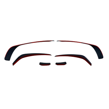 Adaos bară față pentru Mercedes C-Class W204 (2007-2013) - negru lucios
