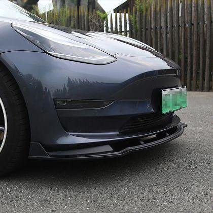 Adaos bară față pentru Tesla Model Y - negru lucios