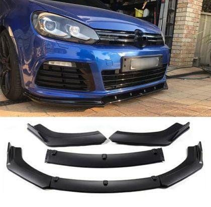 Добавка предна броня за Volkswagen Golf 6 R20 - черен гланц
