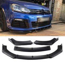 Adăugare bară de protecție față pentru Volkswagen Golf 6 R20 - negru lucios