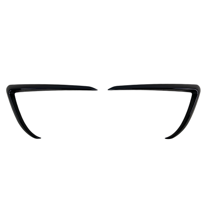 Accesorii bară de protecție în jurul proiectoarelor de ceață pentru Tesla Model 3 (2017-2022) stil Aero - negru lucios