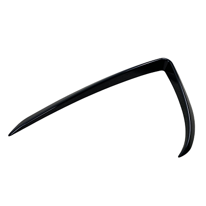 Accesorii bară de protecție în jurul proiectoarelor de ceață pentru Tesla Model 3 (2017-2022) stil Aero - negru lucios