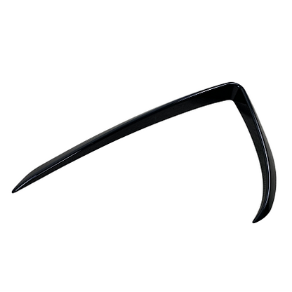 Accesorii bară de protecție în jurul proiectoarelor de ceață pentru Tesla Model 3 (2017-2022) stil Aero - negru lucios