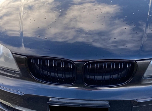 Двойни Бъбреци BMW 1-ва Серия Фейслифт Facelift E81 E82 E87 E88 2008г.-2011г. Черен Гланц Лак
