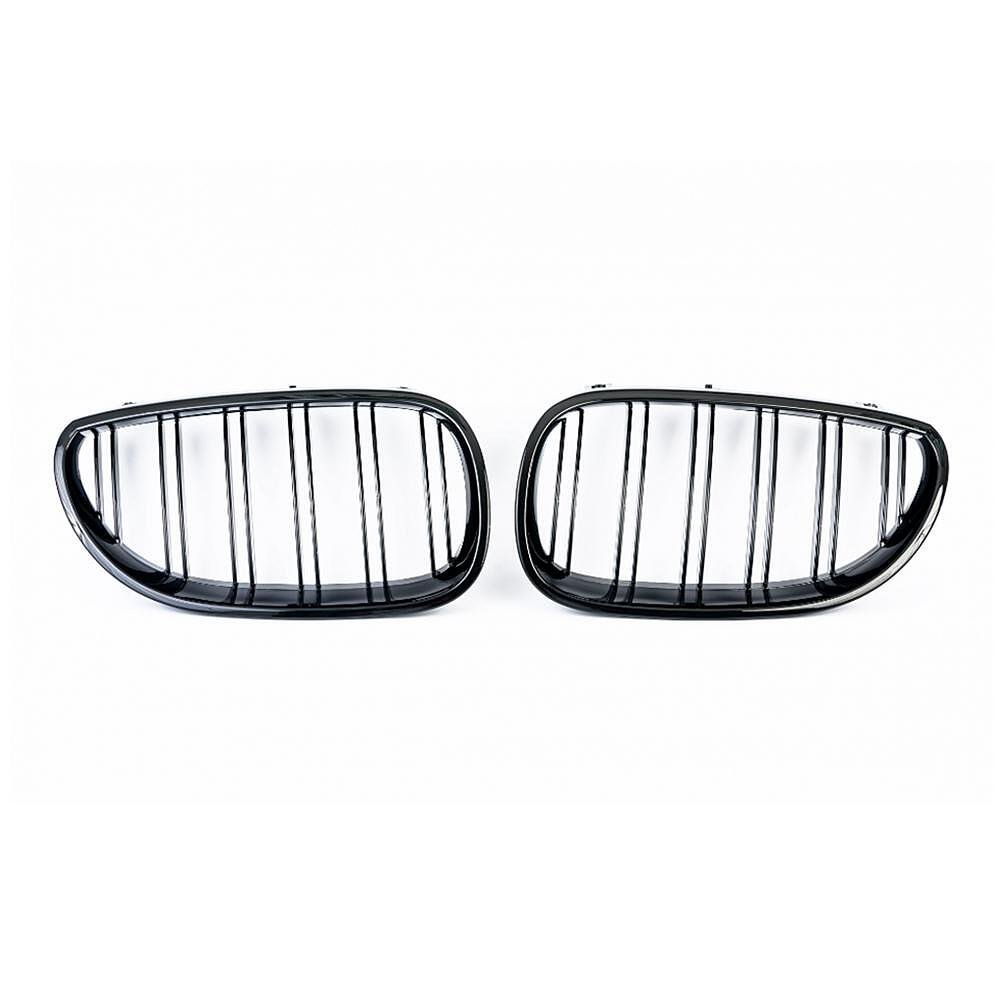 Двойни бъбреци решетки, BMW Е90, Е91, 08-11 г., черен гланц, фейслифт