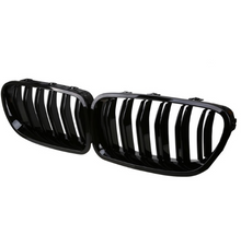Double kidney grilles for BMW F10 F11 gloss black lacquer M5 Type After 2010