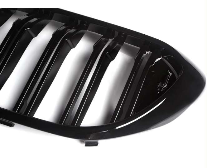Двойни бъбреци За BMW 5 Series БМВ 5-та Серия G30 G31 G38 2017-2019г. 520i, 523i, 528i, 530i, 535i, 550i, 520d, 530d, 530e, 530eX, 530iX, 550iX (xDrive), 540dX черен гланц лак