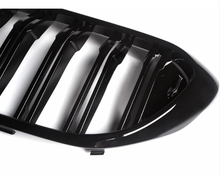 Dual Kidney Grilles for BMW 5 Series G30 G31 G38 2017-2019 520i, 523i, 528i, 530i, 535i, 550i, 520d, 530d, 530e, 530eX, 530iX, 550iX (xDrive), 540dX Gloss Black
