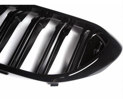 Двойни бъбреци За BMW 5 Series БМВ 5-та Серия G30 G31 G38 2017-2019г. 520i, 523i, 528i, 530i, 535i, 550i, 520d, 530d, 530e, 530eX, 530iX, 550iX (xDrive), 540dX черен гланц лак