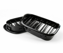 BMW E39 1995-2003 Gloss Black Dual Slats Kidney Grille