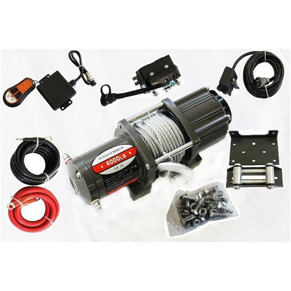 Лебедка 4000LBS, с дистанционно, 12V, до 1.82 т