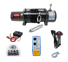 Електрическа лебедка 6000LBS 2720кг 12V/24V с дистанционно за теглене