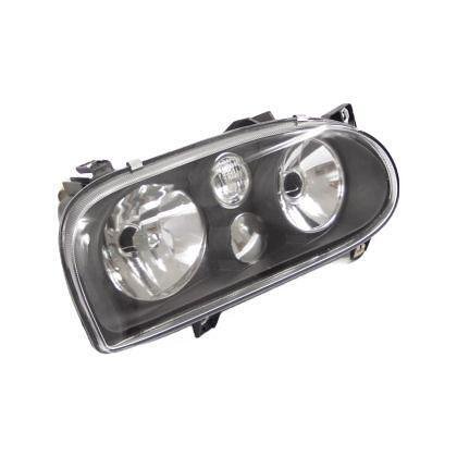 Headlights for VW Golf 3 - R32 with reflectors MK4 design, black