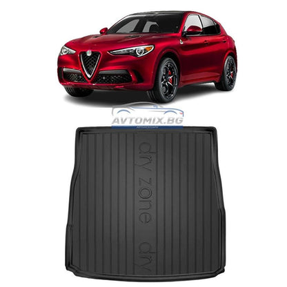 Rubber boot liner for Alfa Romeo Stelvio post-2016, DRY ZONE