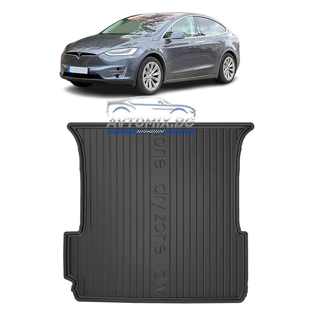 Tesla Model X Trunk Rubber Mat after 2015, DRY ZONE