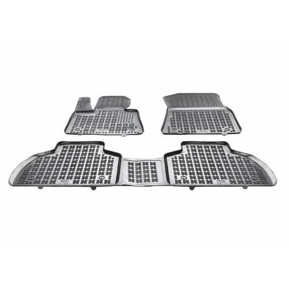 Rubber floor mats for BMW X7 from 2018 onwards, Rezaw Plast