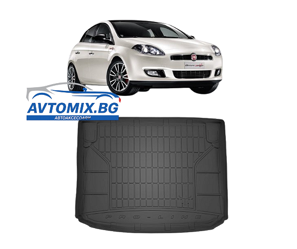 Covoraș de portbagaj din cauciuc Fiat Bravo 2001-2014, ProLine 3D / fără subwoofer