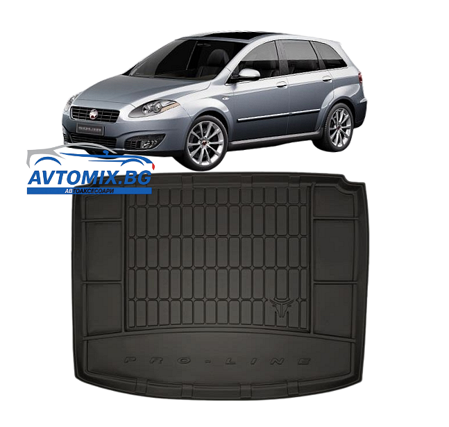 Covoraș de cauciuc portbagaj Fiat Croma din 2005-2011, ProLine 3D / combi pentru poziția inferioară a portbagajului