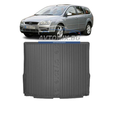 Rubber Boot Mat for Ford Focus Estate 2004-2010, DRY ZONE