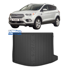 Гумена стелка за багажник Ford Kuga от 2013-2019г, DRY ZONE/без стандартна резервна гума