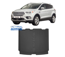 Гумена стелка за багажник Ford Kuga от 2013-2019г, DRY ZONE/със стандартна резервна гума