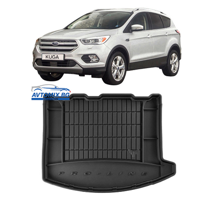 Гумена стелка за багажник Ford Kuga от 2013-2019г, ProLine 3D/без стандартна резервна гума