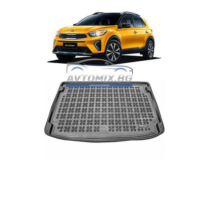 Rubber boot mat for Kia Stonic from 2017 onwards, upper/first level, Rezaw Plast