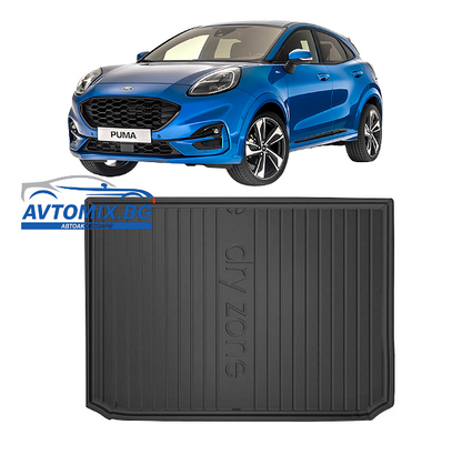 Гумена стелка за багажник Ford Puma след 2019г., DRY ZONE за горно положение на багажника