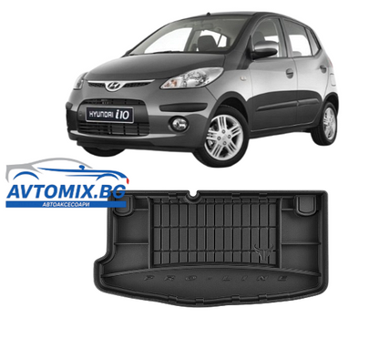 Гумена стелка за багажник Hyundai i10 от 2007-2013г, ProLine 3D