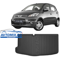Rubber boot mat for Hyundai i10 2007-2013, DRY ZONE